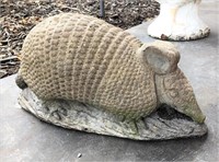 Cast Concrete Armadillo