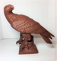 Cast Ceramic Eagle Sculpture
