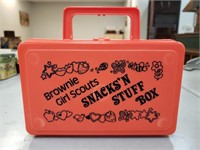 BROWNIE GIRL SCOUTS SNACKS N STUFF BOX