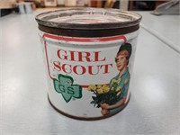 VTG GIRL SCOUT CAN / TIN