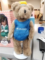 MARY MEYER GIRL SCOUT BEAR W STAND