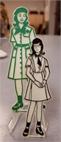 2PC GIRL SCOUT CAKE TOPPER