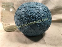 Decorative garden faux stone ball