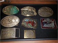 Collection of advertising belt buckles