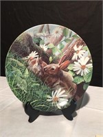 "The rabbit" plate Bradford exchange.