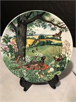 "meadow and wheat fields" plate bradford exchange