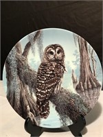 “The barred owl" Bradford exchange.