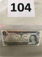 1973 one dollar bill uncirculated.