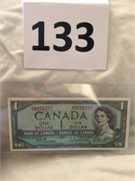 1954 one dollar bill unciruclated