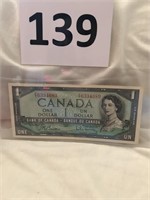 1954 one dollar uncirculated