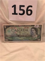 1967 one dollar uncirclared bill