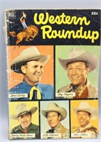 Dell Western Roundup  #1 1952 - Roy Rogers, Gene