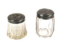 Vintage/Antique Glass & Silver Humidors