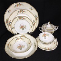Group Of Czechoslovakia Porcelain Dinnerware