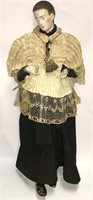 Victorian Doll In Shadow Box Frame
