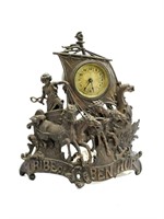 Tribe of Ben Hur Bronze Mantel Clock