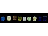 Group of Early Glass Toothpick Holders