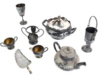 Silver Plated Items Eight Pieces