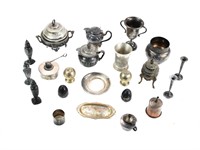 Silver Plated Items 19 Pieces