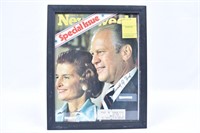 Gerald Ford Betty Ford Newsweek August 1974 Signed