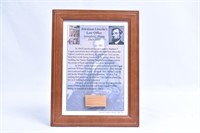 Abraham Lincoln Law Office Piece of Wood