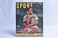 Yogi Berra Signed Sports Magazine August 1951