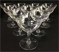 Set Of 10 Wine Glasses