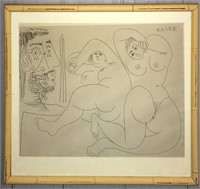 Picasso Lithograph / Print Of Nudes