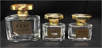 Group Of 3 1000 Jean Patour Paris Perfume Bottles