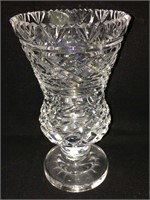Cut Glass Footed Vase