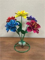 Medium Colorful 5 Flower Stand