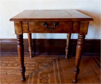 Vintage Game Table, Natural Cherry Wood