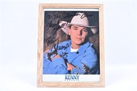 Kenny Chesney Signed Photo 1995