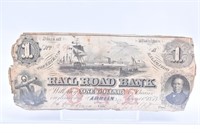 $1 Railroad Bank Note