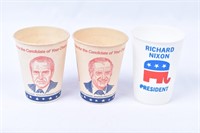3 Richard Nixon Cups