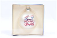1991Atlanta Braves NL Champs Christmas Ornament
