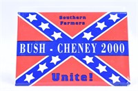 Confederate Flag Pin Bush Cheney 2000