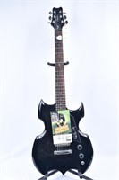 Paul Stanley Signed Guitar Lyon with COA