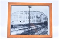 Yankee Stadium Construction Photo Framed