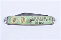 President Campaign Carter Mondale Pocket Knife