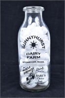 Sunnyhurst Dairy Farm Babe's Choice Milk Bottle