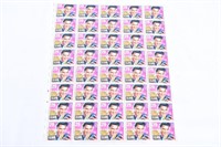 Sheet .29 Cent Elvis Stamps