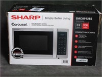 Sharp .9cuft 900w Microwave w/ Carousel