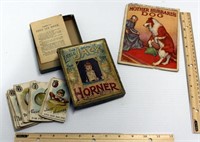 "The Game of Little Jack Horner" and booklet;