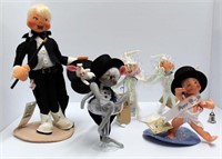 (5) Annalee figures: Marvin the Magician, 13";