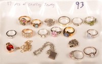 17 pcs. of Sterling Jewelry