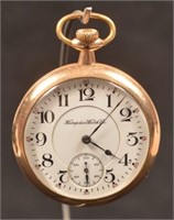Hampden 21J sz 16 Wm. McKinley Pocket Watch Gold