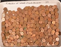 Collection of Wheat & Lincoln Pennies