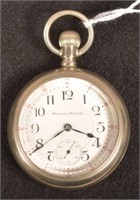 Hampden Co. New Railway 17J Pocket Watch sz 16