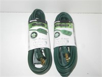 New Lot of 2 Woods Outdoor Extension Cords